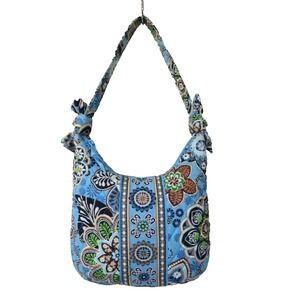 Vera Bradley BALI BLUE Shoulder Hobo Bag Purse Handbag